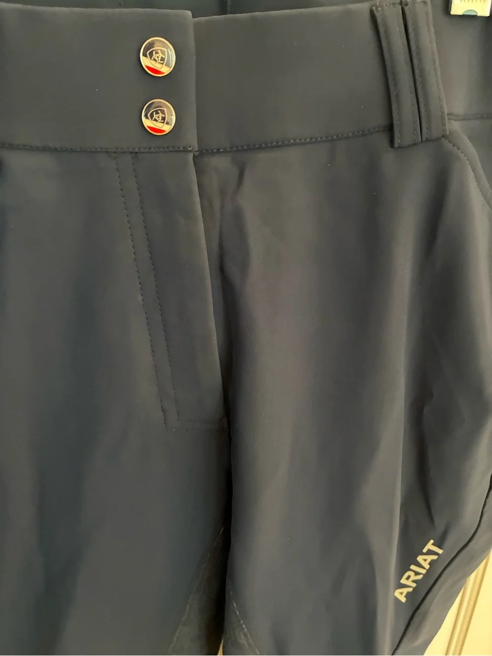 Ariat women 34R Navy Blue Riding Breeches - Picture 6 of 6